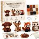 Tiny 3D Beaded Animal Kit, 2026 New Cute DIY Beading Animal Kit with Colorful Beads and Instructions, Handmade DIY Jewelry Art Craft Kit Gifts for Adults Teens Beginners