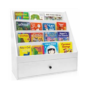 Solid Wood Kids Bookshelf with Multi-Layer,Large Capacity Toddler Bookshelf, Moisture-Proof & Wear-Resistant Book Shelf for Kids Rooms, Detachable Bookshelf for Kids Bedrooms, Playrooms & Living Rooms