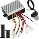 36V Controller and Throttle Compatible with Razor MX500 MX650 Dirt Bike, Control Module and Twist Throttle Handlebar Grips Replacement for Razor SX500 Electric Dirt Rocket Quad EcoSmart Parts