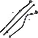 Detroit Axle - 3pc Front Suspension Kit for Jeep 1991-2001 Cherokee, 1991-1992 Comanche, Adjusting Sleeve Track Bar Outer Tie Rod Replacement