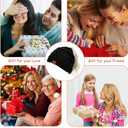 Pukavt 1&2 Pack Winter Hat Ponytail Beanie Hat for Women, Soft Stretch Cable Knit Messy Bun Beeanie,Trendy Gifts for Women (Black)