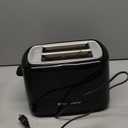 Toastmaster 2-Slice Toaster - Black with Stainless Steel - Kitchen Essential for Sandwich Bread & Breakfast Toast - Toaster with Wide Slots, High Rise Toast Lift & Cool-Touch Exterior