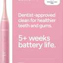 ORDO Lite Sonic Toothbrush, Electric Toothbrushes with 35,000 Pulses Per Min, Dual Modes, Over 5 Weeks Battery, Smart Timer, Waterproof, USB C, Petal