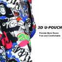Mens Athletic Underwear Mens Boxer Briefs Long Leg Trunks Underwear (L)