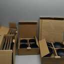MIAMIO - 16-pc Dinnerware Set Black/Modern Ceramic Tableware/Dinnerware/Set for 4 Persons - Oasis Collection