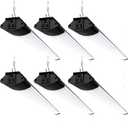 Barrina BS84 LED Shop Lights for Workshop 4FT, 84W, 10000LM, 5000K Utility Shop Lights, Pull Chain ON/Off, Hanging or Flush Mount, ETL, 6 Packs