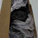 150 Pack Coffee Cup lids, Disposable Plastic Cup Lids for 10, 12, 16, 20, 24 oz Paper Cups, Hot/Cold Drinking Cup Lids, 3.54 Inches/90 mm Diameter - Black