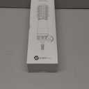 slopehill Mini Travel Dual Voltage Hair Dryer Brush,1000 Watts Hot Air Brush with European Plug, Ionic Hair Dryer and Styler for Women, Oval Barrel 2 Heat & 2 Speed Settings for International Travel (Black)