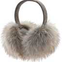 Winter Women Earmuffs Furry Faux Fur Ear Muffs Fluffy Comfy Ear Warmer Girls Foldable Velvet Plush Ear Covers