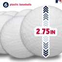 Franklin Sports MLB Electronic Baseball Pitching Machine - Automatic Youth Pitching Machine with (6) Plastic Baseballs Included -Youth Baseball Pitcher, One Size