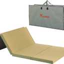 MustMat Thick Tatami Mat Twin XL Floor Mattress Japanese Tatami Bed with Storage Bag 39 x 80 x 2 in (Green)