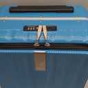 Hanke 16 Inch Underseat Carry on Suitcases with Wheels, Lightweight Hard Shell Carry on Luggage with Wheels for Weekender, Travel Approved Small Suitcase, Travel Luggage for Womem Men, Caribbean Blue