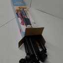 Whitmor Adjustable Clothes Rack Heavy Duty Clothing Rack Collapsible Rolling Clothes Organizer with Sturdy Wheels, Easy to Assemble, Black and Chrome