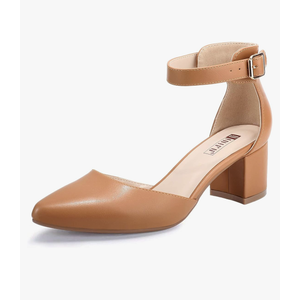 IDIFU Women's IN2 Pedazo Dress Shoes Low Block Heels Comfortable Chunky Closed Toe Ankle Strap Wedding Pumps 7 IDIFU Women's IN2 Pedazo Dress Shoes Low Block Heels Comfortable Chunky Closed Toe Ankle Strap Wedding Pumps 7