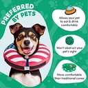 BENCMATE Inflatable Dog Cone Collar Alternative, Soft Dog Cone for Small Medium Large Dogs and Cats, Neck Recovery ECollar Donut Collar After Surgery (XLarge, Flag)