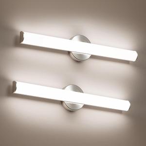 OOWOLF 24inch Bathroom Vanity Light 2-Pack, 16W Bathroom Lights Fixture,1600LM Led Vanity Lights Bar, 4000K Natural White Bath Wall Lighting Fixture Sconce Indoor, Vanity Light Fixtures Over Mirror, 23.43 Inches