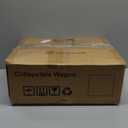 Collapsible Folding Wagon Cart with Tailgate - 300lbs Heavy Duty Foldable Utility Wagon and Brake Wheels - 100L Lightweight Grocery Wagons for Shopping Camping Sports Garden, Blue