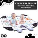 Baby Gym Play Mat, 8-in-1 Tummy Time Mat & Activity Gym, Washable Ball Pit, Infant Play Mat with Detachable Toys for Sensory Exploration and Motor Skill Development