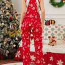 Christmas Jumpsuits for Women Xmas Printed Overalls Fashion Bibs Coveralls Stocking Stuffers for Adults