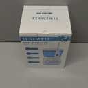 TUREWELL Water Flossing Oral Irrigator, 600ML Dental Cleaner 10 Adjustable Pressure, Electric Oral Flosser for Teeth/Braces, 8 Replacement Jet Tips for Family (White)