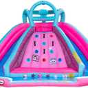 L.O.L. Surprise Inflatable River Race Water Slide with Blower