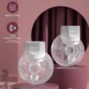 Momcozy Hands-Free Breast Pump S12 Pro, Wearable & Portable Pump with Soft DoubleFit Flange, 3 Modes | 9 Levels Double Electric Pump, Smart Display, 24mm, 2 Pack, Gray Color