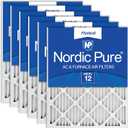 Nordic Pure 16x20x1 Pleated MERV 12 Air Filters 6 Pack