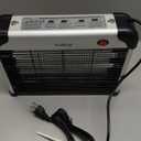 Buzbug LED Bug Zapper Indoor, 3800V High-Voltage, 3 LED Bulbs Up to 50,000 Hours, Electric Mosquito Zapper, Fly Trap Mosquito Trap, Fly Killer Fly Zapper -MA009 (NEW BLACK)