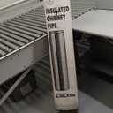 Selkirk 6" SureTemp 48 Long Chimney Pipe, Double Wall Stainless Steel Insulated Vent, Locking Band for Wood Stove, Fireplace, Furnace, Silver, 206148