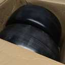 13x6.50-6 Flat Free Lawn Mower Tire Wheels; 2 Packs Smooth Tread Puncture-proof Tire for Lawnmowers, Replacement 3/4" & 4 Pcs 5/8" Bearing with 24 Spacers for Zero Turn Mowers Garden Tractors Carts