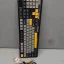 AULA F108 PRO - Wireless Mechanical Keyboard with Screen&Knob,Hot Swappable Gaming Keyboard with 8000mAh Battery,Pre-lubed Switches,RGB Backlit,PBT Keycaps Creamy Sounding Computer Keyboards,104 Keys