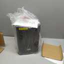 JRD 10inch PTC Space Heater with 80Oscillation, Thermostat, 12h Timer, Fast Heat, Eco Mode, Remote, 1500W Small Quiet Safe Room Electric Heater, Portable Desk Heat for Office Bedroom