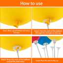 300PCS Plastic Balloon Sticks 12 inch Balloon Sticks with Cups, Balloon Holder Sticks Balloon Sticks with Holders for Party and Wedding Decoration