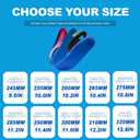 Plantar Fasciitis Insoles for Men Women,High Arch Support for Pain Relief,Inserts Orthotic for Flat Feet Absorbing Inserts Standing All Day,Insoles for Work Boots M4-4.5/W6-6.5 (Red)