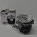 Aroma Housewares 1.5Qt. Rice & Grain Cooker (ARC-363NGB),Black,6-Cup Cooked / 3-Cup Uncooked