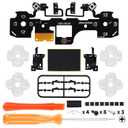 eXtremeRate Strong Version Whole Clicky Kit for PS5 Controller BDM-030 Shoulder Face Dpad Buttons, Custom Micro Switch L2R2 Face Buttons Clicky Kit and Tactile L1R1 Keys Mouse Click for PS5 Controller