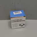 Chair Leg Floor Protectors for Hardwood Floors Felt Furniture Pads Silicone Caps Anti-Scratch Reduce Noise Round 16 Pack Black Round Small Fit 1/2" to 3/4" (14-19mm)