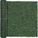 TTTM Artificial Boxwood Hedge Roll: 80"X120" UV-Resistant Faux Green Ivy Leaves Grass Wall Panel Fence for Indoor/Outdoor Privacy Screen, Wedding Backdrops, and Home Greenery Wall Decor