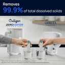 Culligan with ZeroWater Technology 10-Cup Water Filter Pitcher Includes 5-Stage Advanced Water Filter, IAPMO Certified to Reduce Lead, Total PFAS (Forever Chemicals), Mercury, Fluoride, and Chlorine