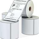 4 Rolls 450 Labels 4x6 3-Proof Direct Thermal Shipping Labels Used with Zebra 2844 ZP450 ZP505 ZP500 GK420D GX420 Rollo MUNBYN, LabelChoice 1" Core Permanent Adhesive Sticker Label Made for FedEx UPS