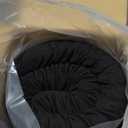 Twin Bed Wedge Pillow for Bed Gap Filler/Headboard Gap Black Long Triangle Corner Pillows with Pockets,Dense Foam,Pillow Prevents Stuff Drops,Between Twin Mattress and Frames Home Beds Accessories