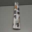 4 x Black and White Peel and Stick Wallpaper, Vintage Self Adhesive Wall Paper, Modern Dark Polka Dot Contact Paper for Cabinets, Drawers, Kitchen, Bathroom and Bedroom, 17.5 x 118