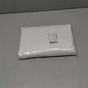 NICETOWN French Front Door Curtains Blackout Sheer Door Curtains for Window Thermal Insulated Privacy Sidelight Curtains for Tie Up Shades, 36W x 72L, 1 Panel, White