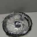 Joomer Battery Operated Ball Lights 2Pack, 13IN & 11IN 120 LED Foldable Metal Sphere Lights, Waterproof 8 Lighting Modes with Timer Function, Hanging Light for Christmas Decorations (Warm White)