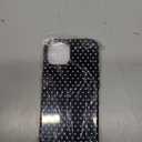 ZTOFERA Magnetic Case for iPhone 13/14, Polka Dot Phone Case Cute for Girl Women, Compatible with Magsafe, Hard PC+Soft TPU Protective Phone Cover for iPhone 13/14-Black