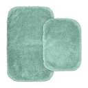 Home Textiles Luxury Soft Comfortable Non Slip, Water Absorbent Microfiber Bath Mat, Dries Quickly, Machine Washable Thick Bathroom Rugs for Shower [Big Rug: 30x24 inches, Small Rug: 24x16 inches]