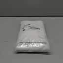 Chyhomenyc 2 Panels White Kitchen Curtains 36 Inch Length Tier Curtain, Faux Linen Textured Small Cafe Curtain, Light Filtering Short Window Curtains for Bathroom Basement, 30x36 inch, 2PCS