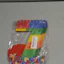 Building Block Birthday Party Decorations Wooden Birthday Number 7 Sign Centerpiece Colorful Number Party Centerpieces for Building Block Theme Table Decorations Photo Prop Birthday Party(Number7)