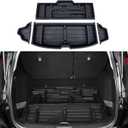 for CRV 5-Seat Trunk Organizers With Side Bins,Rear Hidden Storage Box for Honda CR-V 2023 2024 2025 Under Cargo Floor Storage Bins Accessories,SUV Extra Space