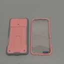 Poetic Revolution Case for Motorola Moto G 5G 2024, [Slide Camera Cover], Full-Body Military Grade Rugged Shockproof Cover with Kickstand and Built-in-Screen Protector, Pink